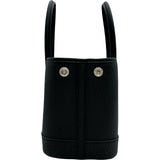 エルメス HERMES ネオガーデン23 K刻印 ブラック シルバー金具 ネゴンダ レディース ハンドバッグ