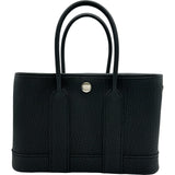 エルメス HERMES ネオガーデン23 K刻印 ブラック シルバー金具 ネゴンダ レディース ハンドバッグ