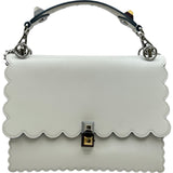 フェンディ FENDI キャナイ 2WAY ショルダーバッグ 8BT283-A18Q-188-8241 ホワイト レザー レディース ショルダーバッグ