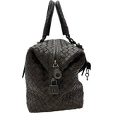 ボッテガ・ヴェネタ BOTTEGA VENETA イントレチャートミニボストンバッグ 173398-V0016-2072 ブラウン レザー レディース ボストンバッグ