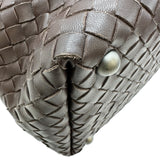 ボッテガ・ヴェネタ BOTTEGA VENETA イントレチャートミニボストンバッグ 173398-V0016-2072 ブラウン レザー レディース ボストンバッグ
