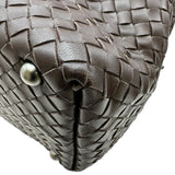 ボッテガ・ヴェネタ BOTTEGA VENETA イントレチャートミニボストンバッグ 173398-V0016-2072 ブラウン レザー レディース ボストンバッグ