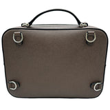 ダンヒル dunhill カドガントップ ハンドルバッグ DU24R3823AP212 ブラウン シルバー金具 レザー メンズ ショルダーバッグ