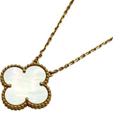 ヴァンクリーフ＆アーペル Van Cleef & Arpels マジックアルハンブラ ネックレス 銀座限定 ゴールド Au750 マザーオブパール ジュエリー