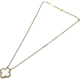 ヴァンクリーフ＆アーペル Van Cleef & Arpels マジックアルハンブラ ネックレス 銀座限定 ゴールド Au750 マザーオブパール ジュエリー