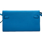エルメス HERMES ケリートゥーゴー Y刻印 ブルーフリーダ ゴールド金具 シェーブル レディース ショルダーバッグ
