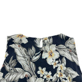 マックスマーラ Max Mara 花柄シルクノースリーブブラウス 61610367 ネイビー シルク レディース ブラウス