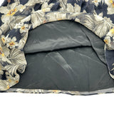 マックスマーラ Max Mara 花柄シルクノースリーブブラウス 61610367 ネイビー シルク レディース ブラウス