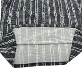 マックスマーラ Max Mara ロープストライプ半袖Tシャツ ネイビー レーヨン レディース 半袖Ｔシャツ