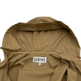 ロエベ LOEWE アナグラムレザーロゴパッチフーデッドジャケット S359Y02XA7 ベージュ コットン レディース その他トップス
