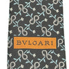 ブルガリ BVLGARI セルペンティロゴ シルクネクタイ ブラック シルク メンズ ネクタイ