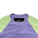 マークジェイコブス MARC JACOBS バイカラー長袖ワンピース M4007789 パープル レーヨン レディース ワンピース