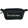 バレンシアガ BALENCIAGA ウィールボディバッグ 533009 ブラック シルバー金具 ナイロン メンズ ボディバッグ