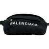 バレンシアガ BALENCIAGA ウィールボディバッグ 533009 ブラック シルバー金具 ナイロン メンズ ボディバッグ