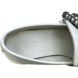グッチ GUCCI デュオニソスプラットフォームローファー 627289 ホワイト レザー レディース ローファー