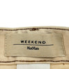 マックスマーラウィークエンド MAX MARA WEEKEND ワイドデニムパンツ 513109076 アイボリー コットン レディース デニムパンツ