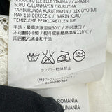 マックスマーラ Max Mara MAX MARA STUDIO コットンレース半袖ブラウス ホワイト コットン レディース ブラウス