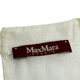 マックスマーラ Max Mara MAX MARA STUDIO コットンレース半袖ブラウス ホワイト コットン レディース ブラウス