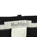 マックスマーラ Max Mara テーパードパンツ 11312251 ブラック コットン レディース パンツ