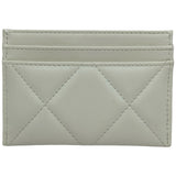 シャネル CHANEL CHANEL 19 ココマークカードホルダー AP1167 31番台 ホワイト ブラック金具 ラムスキン レディース カードケース