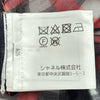 シャネル CHANEL シアーチェック半袖シャツ P55931 レッド コットン レディース ブラウス