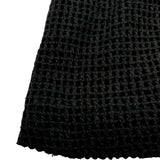 シャネル CHANEL パールボタンノースリーブワンピース P46193 ブラック シルク レディース ワンピース