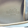 エルメス HERMES クイック ローカットスニーカー シルバー レザー レディース スニーカー