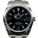 ロレックス ROLEX エクスプローラー 1 214270 ブラック ステンレススチール 自動巻き メンズ 腕時計