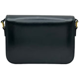 セリーヌ CELINE クラシックトリオンフバッグ ミディアム 187363 ブラック ゴールド金具 シャイニーカーフ レディース ショルダーバッグ