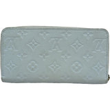ルイ・ヴィトン LOUIS VUITTON ジッピーウォレット M11969 ウォッシュドブルー モノグラム・アンプラント レディース 長財布