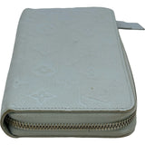 ルイ・ヴィトン LOUIS VUITTON ジッピーウォレット M11969 ウォッシュドブルー モノグラム・アンプラント レディース 長財布