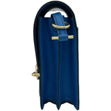 エルメス HERMES ロウリスミニ C刻印 ブルーゼリージュ ゴールド金具 エバーカラー レディース ショルダーバッグ