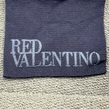 RED VALENTINO フリルスウェットシャツ XR3MF07J6E8 グリーン コットン レディース スウェット