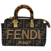フェンディ FENDI バイザウェイミニ2WAYバッグ 8BS067 ブラウン ジャガード/レザー レディース ショルダーバッグ