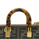 フェンディ FENDI バイザウェイミニ2WAYバッグ 8BS067 ブラウン ジャガード/レザー レディース ショルダーバッグ