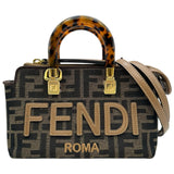 フェンディ FENDI バイザウェイミニ2WAYバッグ 8BS067 ブラウン ジャガード/レザー レディース ショルダーバッグ