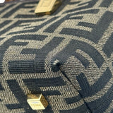 フェンディ FENDI バイザウェイミニ2WAYバッグ 8BS067 ブラウン ジャガード/レザー レディース ショルダーバッグ