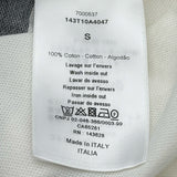 クリスチャン・ディオール Christian Dior フロントロゴ半袖ポロシャツ 143T10A4047 ホワイト コットン レディース ポロシャツ