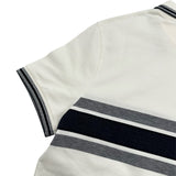 クリスチャン・ディオール Christian Dior フロントロゴ半袖ポロシャツ 143T10A4047 ホワイト コットン レディース ポロシャツ
