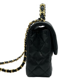 シャネル CHANEL マトラッセ トップハンドルスモールフラップ AS5702 ブラック ゴールド金具 キャビアスキン レディース ショルダーバッグ