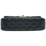 シャネル CHANEL マトラッセ トップハンドルスモールフラップ AS5702 ブラック ゴールド金具 キャビアスキン レディース ショルダーバッグ
