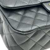 シャネル CHANEL マトラッセ トップハンドルスモールフラップ AS5702 ブラック ゴールド金具 キャビアスキン レディース ショルダーバッグ