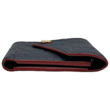 ルイ・ヴィトン LOUIS VUITTON ポルトフォイユ・ヴィクトリーヌ M64577 マリーヌルージュ モノグラム・アンプラント レディース 三つ折り財布