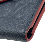 ルイ・ヴィトン LOUIS VUITTON ポルトフォイユ・ヴィクトリーヌ M64577 マリーヌルージュ モノグラム・アンプラント レディース 三つ折り財布