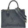 ルイ・ヴィトン LOUIS VUITTON オンザゴーPM M45653 ブラック アンプラント レディース ショルダーバッグ
