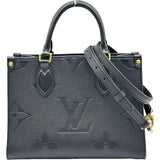 ルイ・ヴィトン LOUIS VUITTON オンザゴーPM M45653 ブラック アンプラント レディース ショルダーバッグ