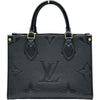 ルイ・ヴィトン LOUIS VUITTON オンザゴーPM M45653 ブラック アンプラント レディース ショルダーバッグ
