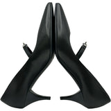 エルメス HERMES マジェステ60 ケリー金具パンプス H261046Z ブラック レザー レディース パンプス