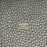 エルメス HERMES ピコタンロックPM G刻印 ブラック ゴールド金具 トリヨン レディース ハンドバッグ