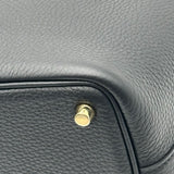 エルメス HERMES ピコタンロックPM G刻印 ブラック ゴールド金具 トリヨン レディース ハンドバッグ